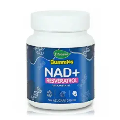 NAD + Resveratrol en Gomitas Sin Azúcar (200 g) - Fitosana