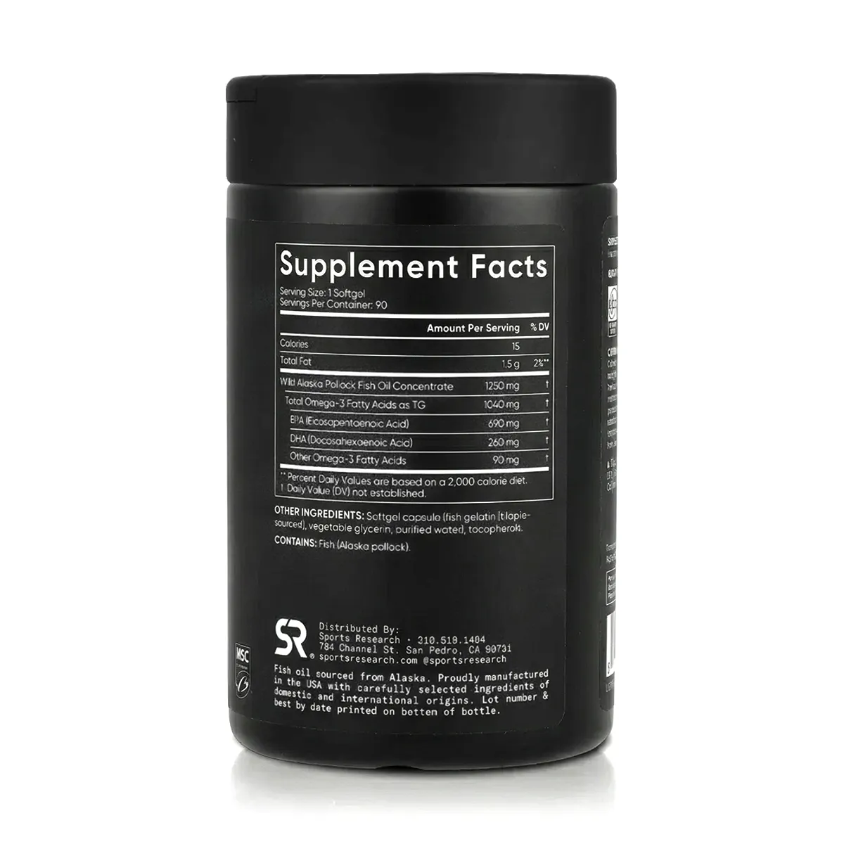 Omega 3 Triple Fuerza 1040mg (90 Softgels) – Sports Research